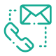 Phone and email icon